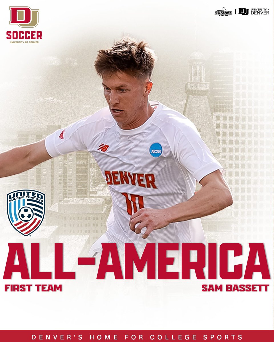 Senior attacking midfielder and <a href="/ColoradoRapids/">Colorado Rapids</a> Academy product <a href="/sambassett__/">Sam Bassett</a> has been named a <a href="/UnitedCoaches/">United Soccer Coaches</a> First Team All-American. 
✍️: bit.ly/3BvAajm
#GoPios