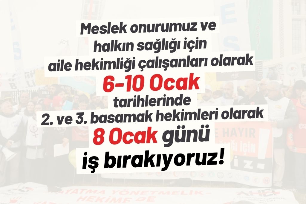 Haklıyız, Kararlıyız: Birinci Basamakta Yaşanan Sorunlar Çözülene Kadar Eylemlerimiz Devam Edecek!

👇
ttb.org.tr/215ykog