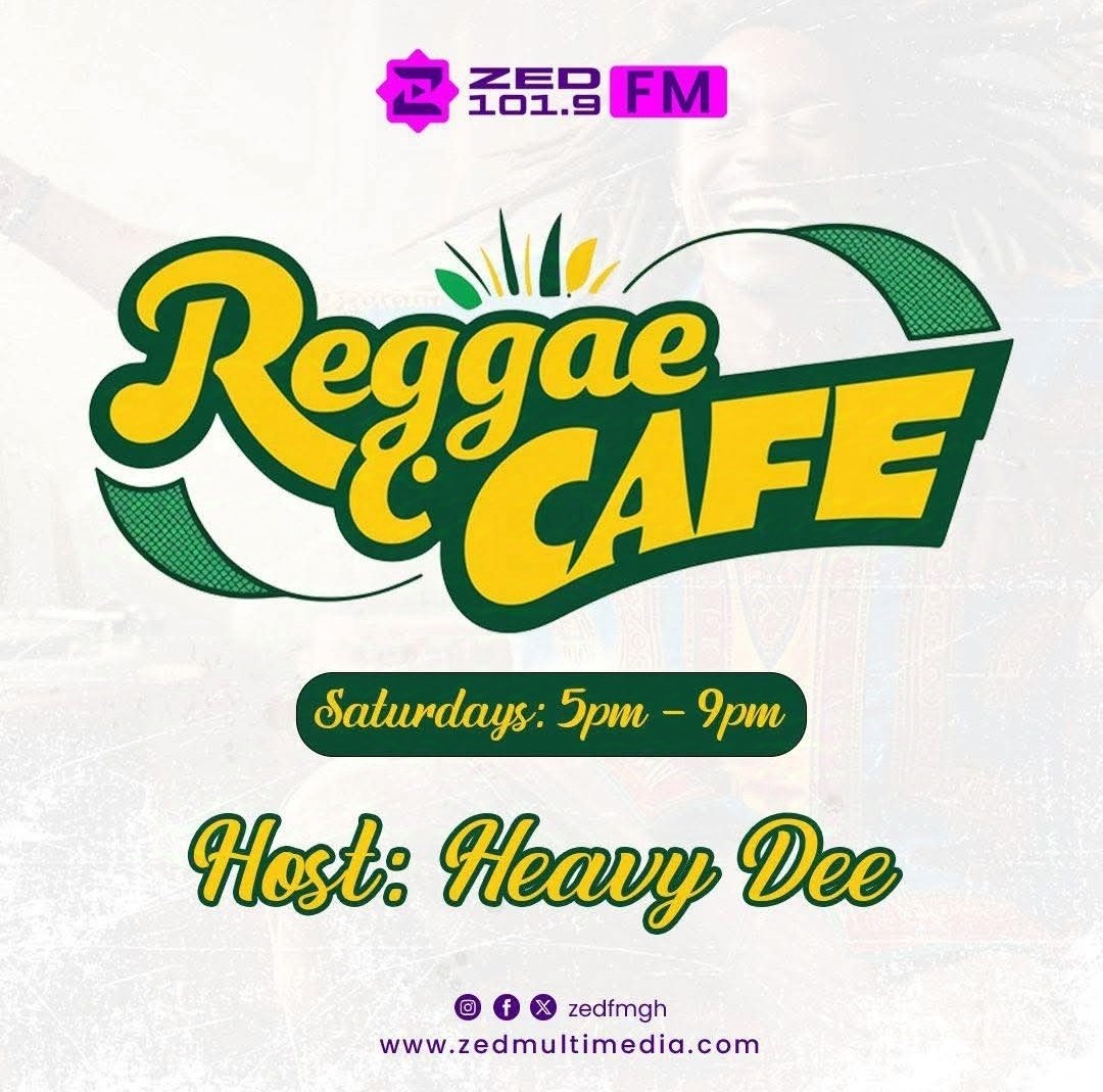 zedfmgh's tweet photo. Kick back, relax, and vibe to the best reggae tunes with Heavy Dee. Tune into ZED1019FM
#zedfmgh #reggaecafe #Leisure https://t.co/wOyqddvfdu