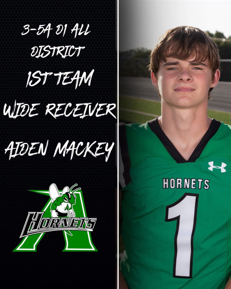 Aiden mackey 2026 WR/ATH (@aiden_mackey14) on Twitter photo blessed to receive 1st team all district🙏
<a href="/Devo26Dorris/">Devon Dorris</a> <a href="/CDavidson8457/">Christian Davidson</a> <a href="/bo_maines/">Coach Maines</a> <a href="/Vines0617/">Jason Vines</a> <a href="/CoachBradshaw06/">Dakota Bradshaw</a> <a href="/CoachSelf24/">Kolten Self</a> <a href="/CoachC_Osunde/">C.O.365 Training</a> <a href="/CoachJ_O/">Coach J.O.</a> <a href="/JClarkHFB247/">Jeremy Clark</a> <a href="/ScottRapp17/">Scott Rapp</a> <a href="/davewiljr/">Coach Wilson</a> <a href="/RecruitAzle/">Azle HS Football</a> <a href="/TheMatt_V/">TheMatt_V</a> <a href="/JGonzalesJr10/">Julio Gonzales Jr.</a> blessed to receive 1st team all district🙏
<a href="/Devo26Dorris/">Devon Dorris</a> <a href="/CDavidson8457/">Christian Davidson</a> <a href="/bo_maines/">Coach Maines</a> <a href="/Vines0617/">Jason Vines</a> <a href="/CoachBradshaw06/">Dakota Bradshaw</a> <a href="/CoachSelf24/">Kolten Self</a> <a href="/CoachC_Osunde/">C.O.365 Training</a> <a href="/CoachJ_O/">Coach J.O.</a> <a href="/JClarkHFB247/">Jeremy Clark</a> <a href="/ScottRapp17/">Scott Rapp</a> <a href="/davewiljr/">Coach Wilson</a> <a href="/RecruitAzle/">Azle HS Football</a> <a href="/TheMatt_V/">TheMatt_V</a> <a href="/JGonzalesJr10/">Julio Gonzales Jr.</a>