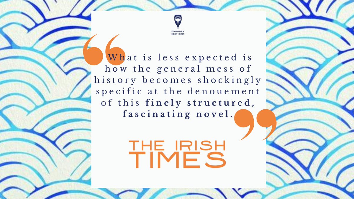 Foundry Editions (@foundryeditions) on Twitter photo "...a historical era's devastating impact on an overlooked society is explored in Samahani...What is less expected is how the general mess of history becomes shockingly specific at the denouement of this finely structured, fascinating novel" <a href="/IrishTimes/">The Irish Times</a>
irishtimes.com/culture/books/… "...a historical era's devastating impact on an overlooked society is explored in Samahani...What is less expected is how the general mess of history becomes shockingly specific at the denouement of this finely structured, fascinating novel" <a href="/IrishTimes/">The Irish Times</a>
irishtimes.com/culture/books/…