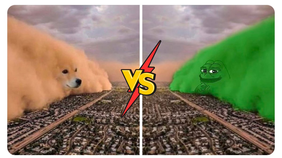 cloudogecto's tweet photo. 🏆 WHO WILL WIN? 🏆
DOGE vs PEPE
Drop your thoughts in the comments 👇
May The Best Meme Win 🔥🚀
#CLOUDOGE #DOGE #PEPE #MEMECOINS https://t.co/5cBYdNBv1u