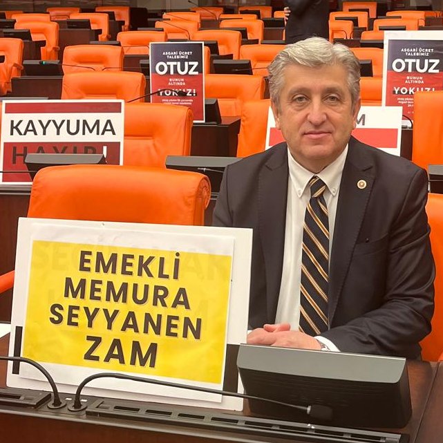 Herkes için adalet..!
Seyyanen zam, memur emeklisini de hakkıdır.
Bu hakkı gasp eden bütçe anlayışına itirazımızı TBMM Genel Kurulu'nda dile getiriyoruz.