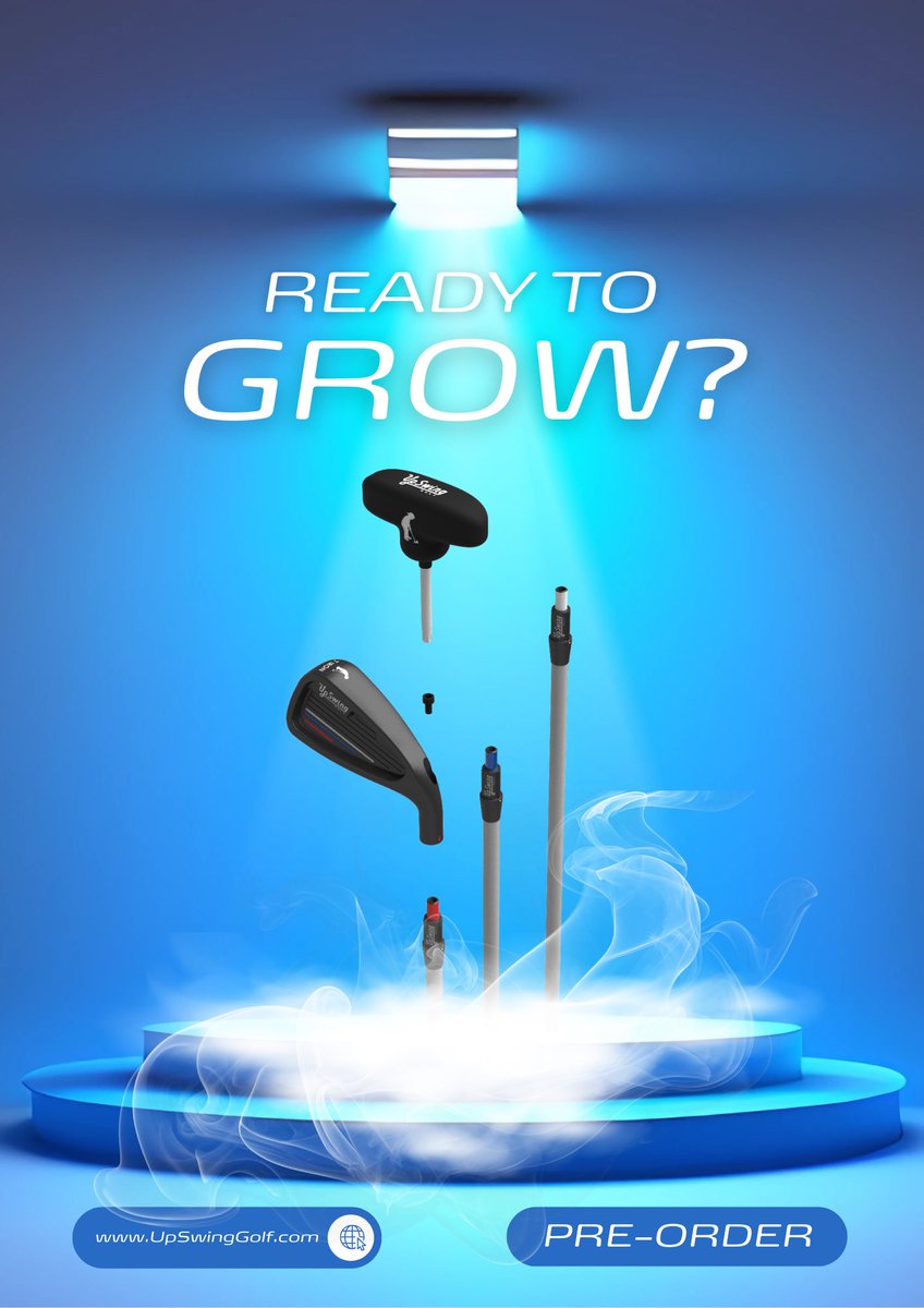 UpSwing Golf - Adjustable Youth Golf Clubs tweet media