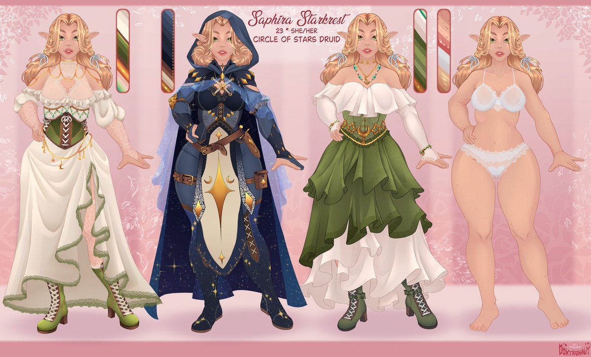 Completed reference sheet commission⭐️🌱