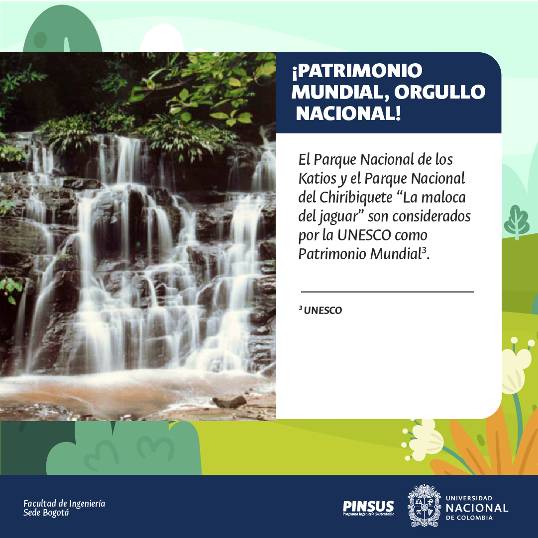 PinsusFIUN's tweet photo. ¿Qué tanto sabes de los Parques Nacionales Naturales en Colombia? Aquí unos datos importantes sobre estos tesoros nacionales que te harán valorarlos mucho más.
⛰🌳🐯 https://t.co/0UBCuif3Kt