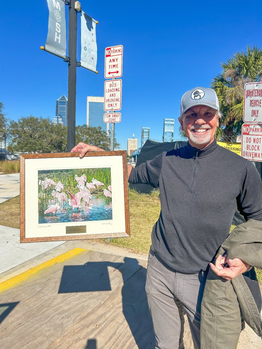 Our 2024 Educator of the Year is Brooks Andrews! He has volunteered regularly for nearly 2 years. He is one of our most frequent volunteers for RiverX boat trips. He is always enthusiastic, engaging, &amp; makes sure students understand the lesson. Thank you! stjohnsriverkeeper.org/2024-volunteer…