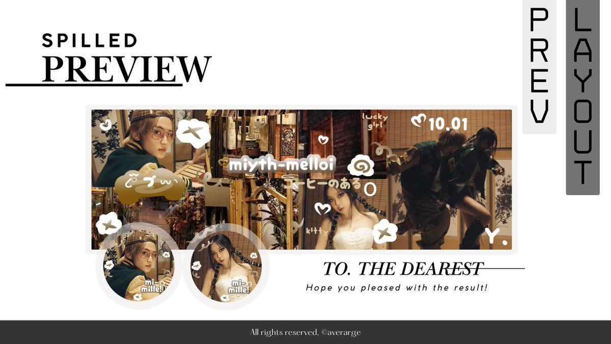 Help repost? thank you! #zonauang

malem ini janu bawa rs layout isa pink, kim doyeon biru, mark youngji nihh. price on ALT yaa, bisa di klaim saat ini juga via dm ke <a href="/averarge/">A.</a> 

free retext ya temen temen. ayo jajan leotnya