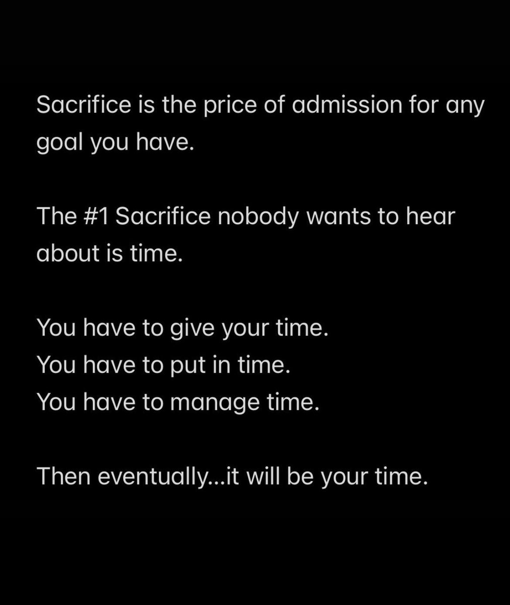 Everything has a price!