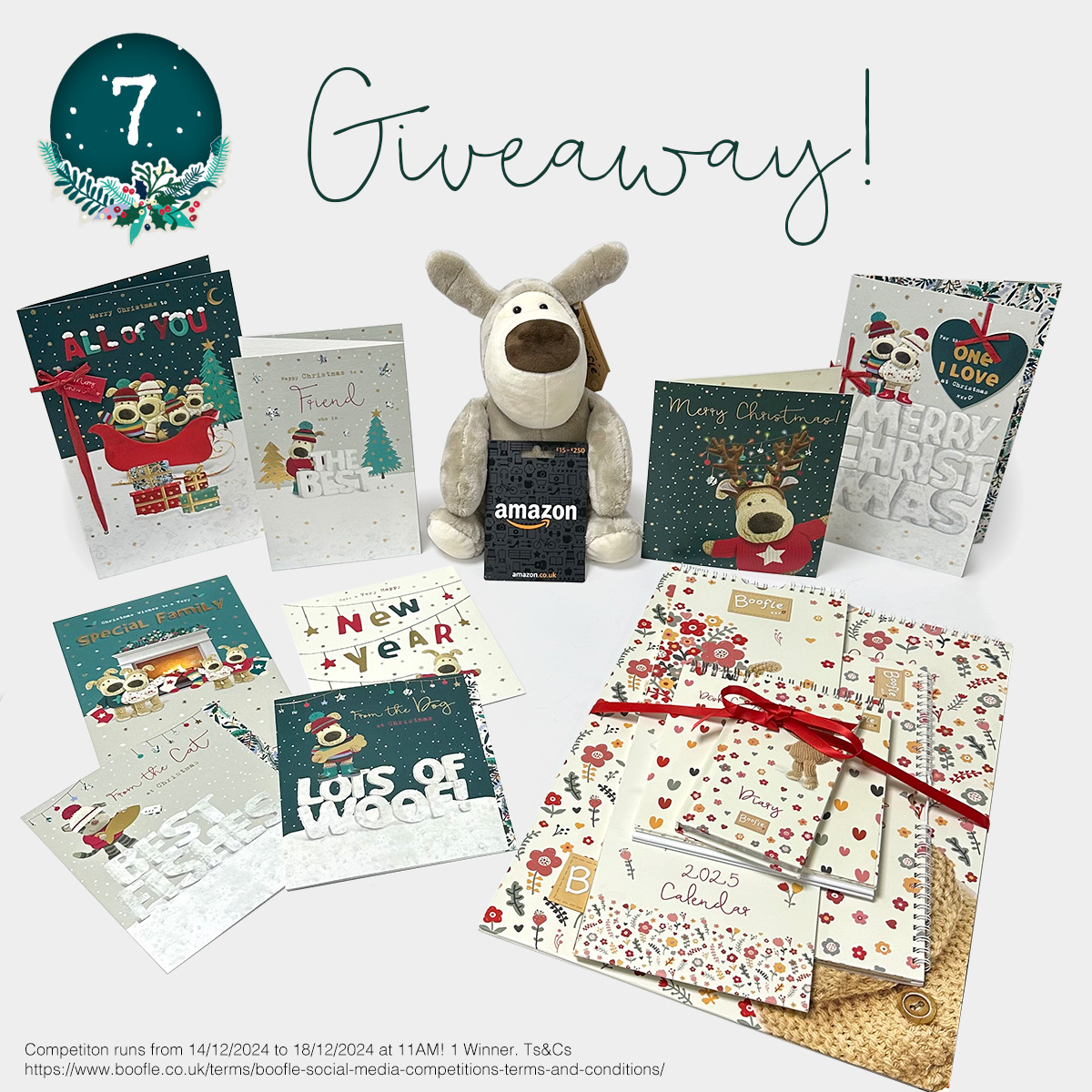 I’m feeling super festive 🎅 this week! So… I’m treating you to another fantastic giveaway!! Entering is easy, just like this post and tag your bestie in the comments! 

1 winner chosen at 11am 18/12/2024.
T&amp;C’s apply: boofle.co.uk/terms/boofle-s…