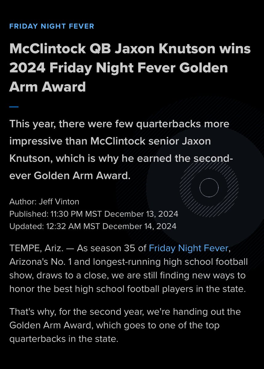 Jaxon Knutson 6’3 200lbs 2025 tweet media