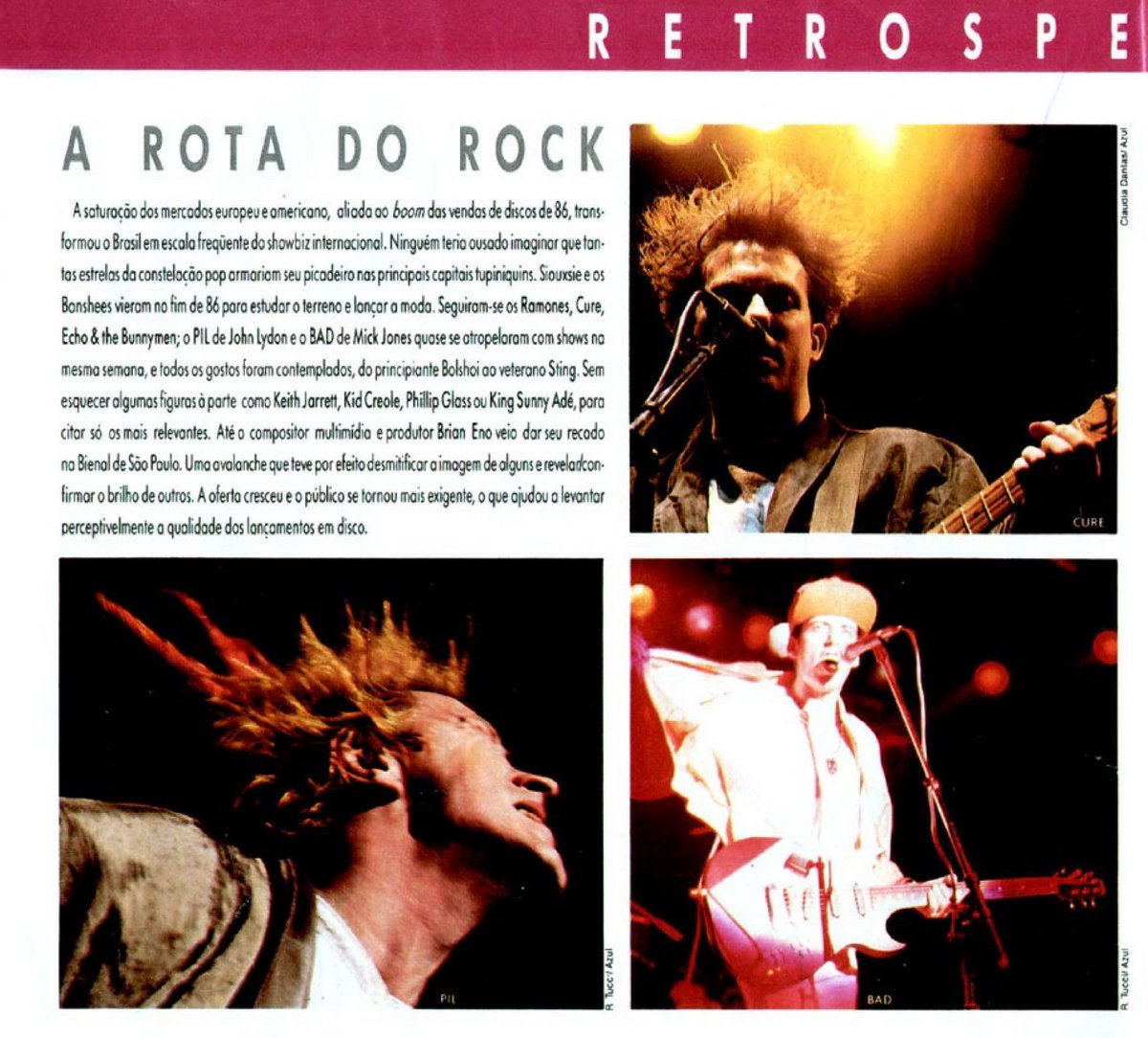 TheCureForever_'s tweet photo. A flashback to The Cure featured in Bizz magazine, December 1987, highlighting their unforgettable presence during a booming era for rock in Brazil. Who was lucky enough to experience The Cure's magic in the '80s? 🖤🎸
#TheCure #RobertSmith #BizzMagazine #80sRock #TheCureForever https://t.co/NsdxDitC0m