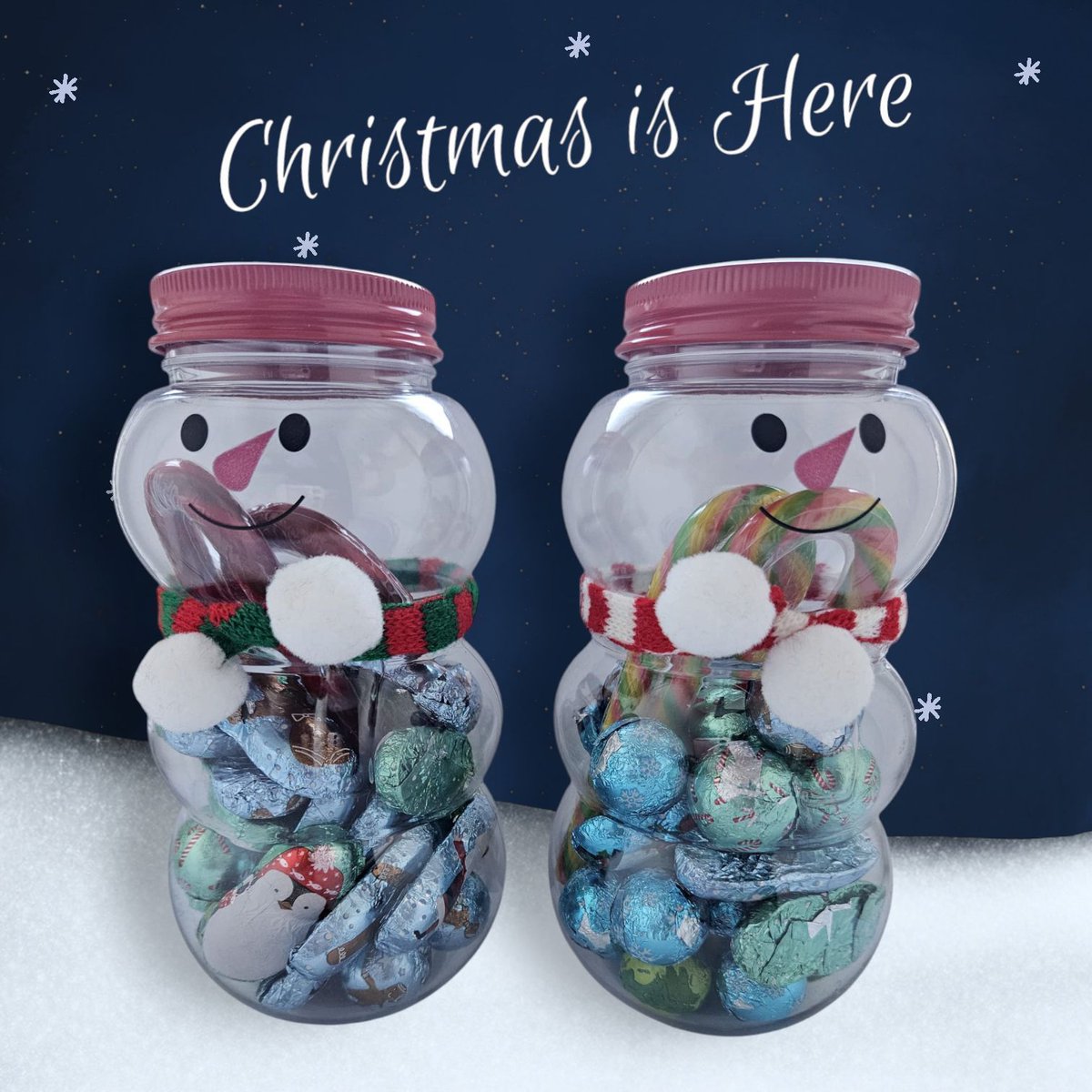 CM_Hearts's tweet photo. Indulge in a #festive treat with this #Christmas Reusable #Snowman Bottle, featuring a delicious chocolate #assortment and #candy cane https://t.co/tKk9r0Cy0y #UKGiftHour #shoppingonline #ATSocialMedia #spdc #tweetuk #tweeturbiz #giftideas #UKHashtags #UkSmallBiz #Christmasgifts https://t.co/xP63c1uIed