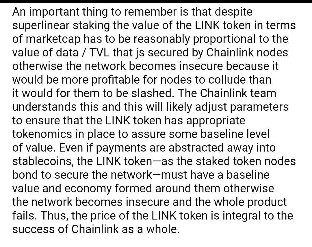 bob4punk's tweet photo. $Link Remember Link Will need to be a proportional value of the tvl it secures... what would Link token value be with quadrillions in TVL🤔
#Crypto https://t.co/azGamVBKHu