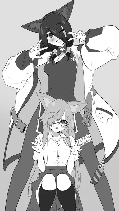 うちの子と翠ちゃんのお洋服チェンジ! 