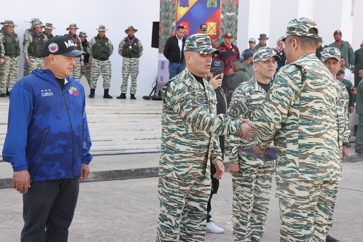 #AHORA || Vpdte. Sectorial @DCabelloR: “Para eso estamos los soldados de la Patria, para cumplir con la máxima eficiencia la misión”.