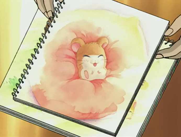 Nise_Hamtaro's tweet photo. (Hamtaro episode 9)
Laura and her friends drew their hamsters for art class

This is pretty much the only full-body shot of blanketless Penelope we ever actually get https://t.co/yJNKqRIdsS
