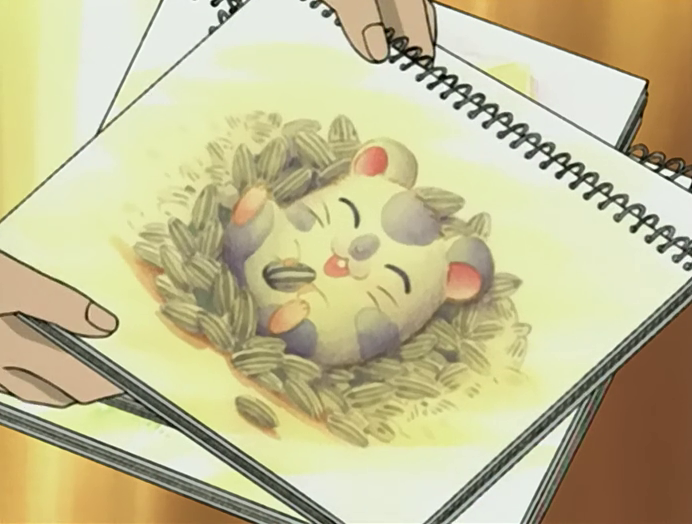 Nise_Hamtaro's tweet photo. (Hamtaro episode 9)
Laura and her friends drew their hamsters for art class

This is pretty much the only full-body shot of blanketless Penelope we ever actually get https://t.co/yJNKqRIdsS