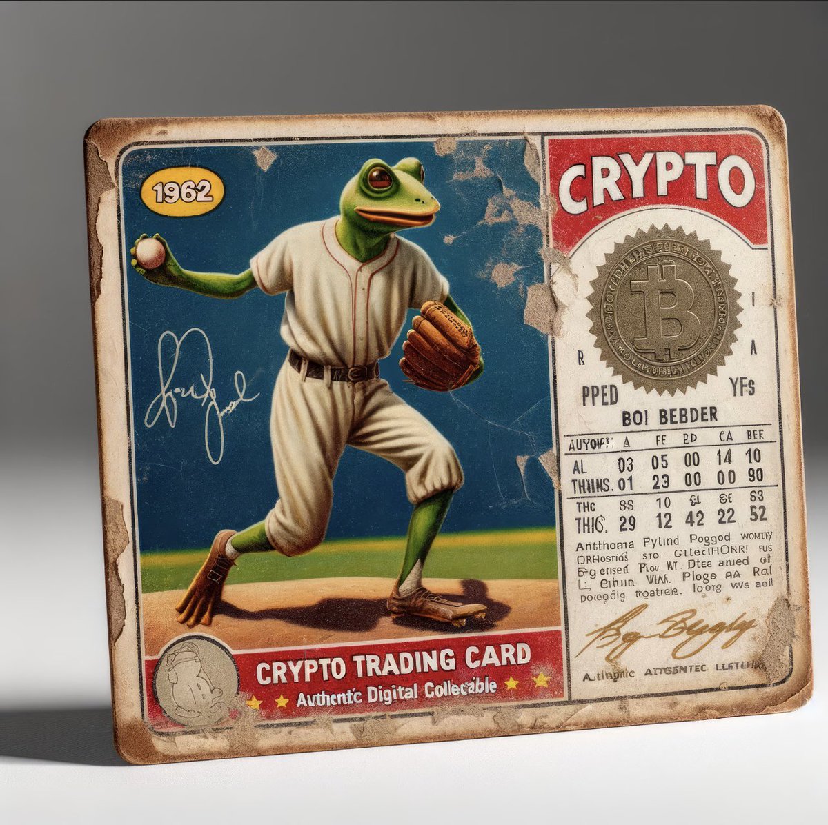 juhmpman's tweet photo. This #CryptoTradingCard hits different now that we are on #BTC https://t.co/vMJPhgK3we