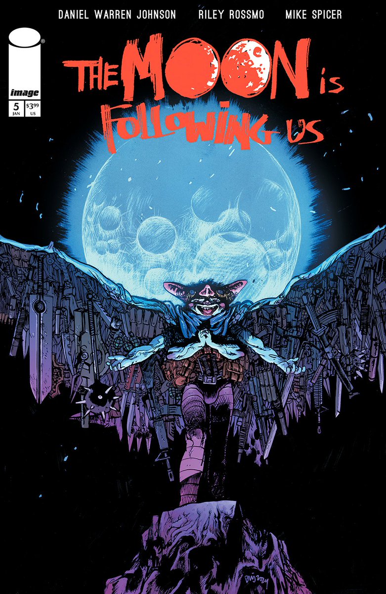 BuzzComics's tweet photo. Preview de The Moon Is Following Us #5 (of 10) par Daniel Warren Johnson (@danielwarrenart), Riley Rossmo (@rileyrossmo1) et Mike Spicer chez @ImageComics #ImageComics #TheMoonIsFollowingUs https://t.co/5y23PokNuq https://t.co/WLoQLCwk23