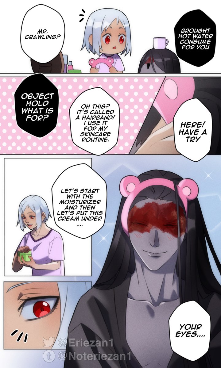 Eriezan1's tweet image. It&apos;s time to pack it up Mr. Delulu...
#Homicipher #文字化化 #mrcrawling #mrscarletella