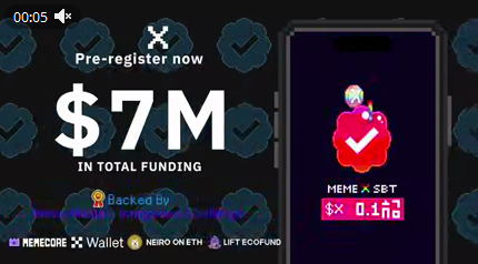 DropHunting_off's tweet photo. ❇️ Airdrop MEME X

🔶Register: https://t.co/ZZ9mzuXdzw

🔶Bind X

🔶Complete Daily Check-In

🔶Get SBT ( Soon )

🌀MemeX, a social launchpad platform for meme coins,
is being incubated by MemeCore, the creator of the viral
Memes War, which has over 1.3 million users.
#memecoin https://t.co/GSO8w6bJpv