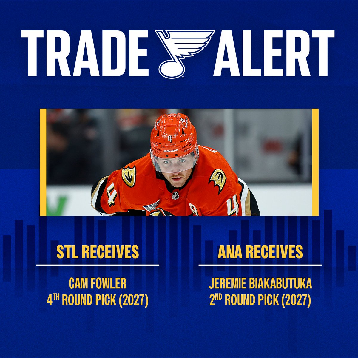 StLouisBlues's tweet image. We have a trade to announce. #stlblues 

DETAILS ➡️ stlblues.me/49zuHVb