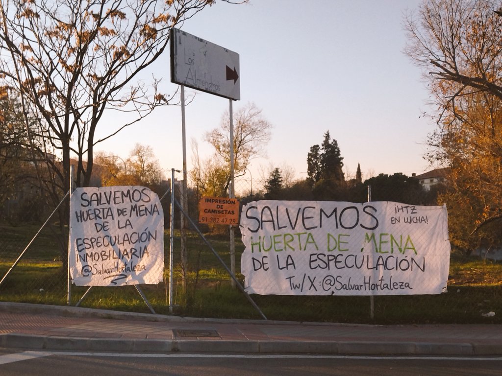 Qué bonito el barrio cuando pelea por lo suyo 💪🏼

Vamos a salvar Huerta de Mena de la especulación 😉