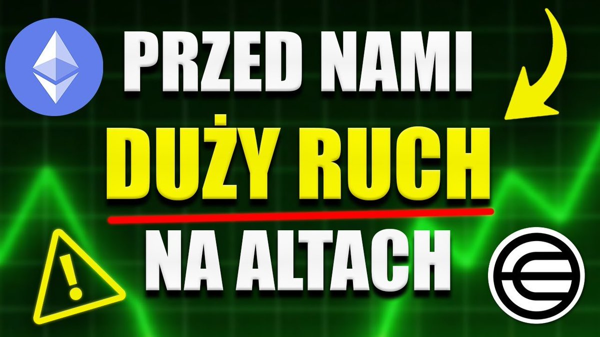 Poimprezowaliście🥂? 
To zapraszamy na kolejną analizę do obiadu🍜
Altcoiny wkrótce wystrzelą! 200% do zrobienia?!

Poniżej link👇