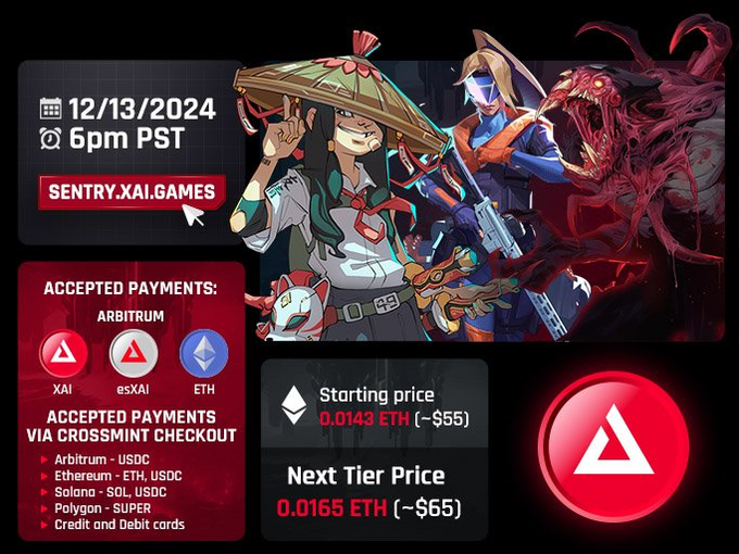 raker0g's tweet photo. @XAI_Games Key Satışı
Fiyat: ~0.0164 eth (satıldıkça fiyat artıyor)(kod:TR4 @Tr4ck3rgg )
Mint: https://t.co/9b6SJaNNY7

⭕️ARB, ETH, Solana, Polygon ağlarını kabul ediyor.
⭕️10+ farklı oyun projesinden airdrop sağlayacak
⭕️Yeni partnerliklerle birlikte yeni airdrop fırsatı https://t.co/LUd6bwCpvr