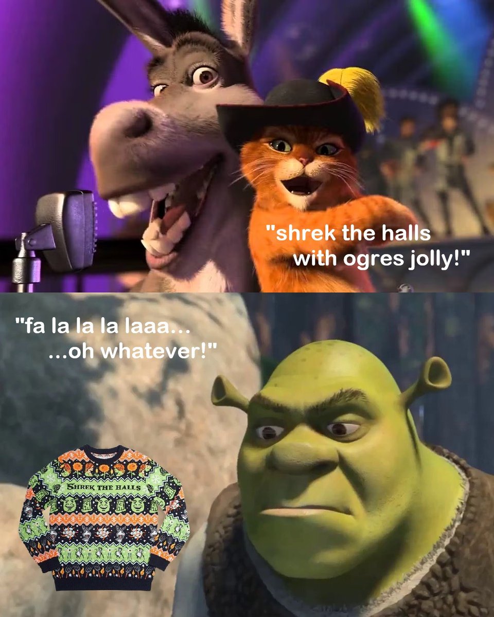 _JustGeek's tweet photo. 🎄🎵🎤
#shrek #shrekmemes #shrek2 #shrekislove #shrekmeme #shrekislife #shrek5 #shrek3 #shrek4 #shrekthethird #shrekanddonkey #shrekforeverafter #shrek1 #shrekmemesdaily #meme #memes #funny #christmas #christmastime #christmasmeme #christmasmemes #christmasjumper #christmasjumperday #christmassweater #uglysweater #holidaysweater #merrychristmas #happyholidays #holidayseason