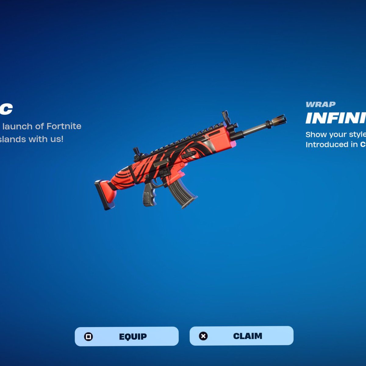 Focusrsv's tweet photo. FREE wrap Infinite swirl if you login until December 25π₯
#free #fornite #focusrlnews #focusrl #focusrlfree https://t.co/ozDUagIIH5