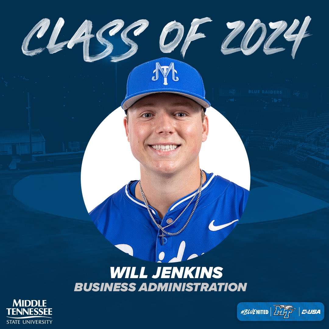Congratulations to Will Jenkins on graduating today with a degree in Business Administration!

#BLUEnited | #BlueCrew