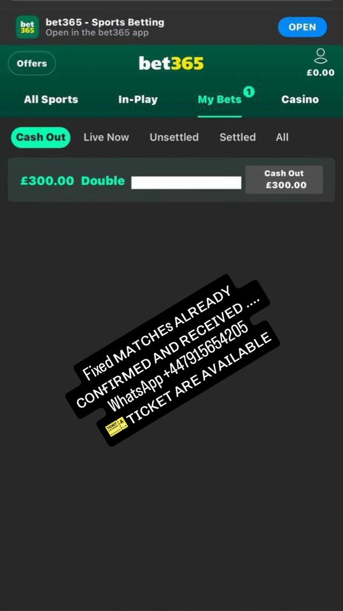 cncnshdjf59594's tweet image. Fixed ᴍᴀᴛᴄʜᴇs ᴀʟʀᴇᴀᴅʏ ᴄᴏɴғɪʀᴍᴇᴅ ᴀɴᴅ ʀᴇᴄᴇɪᴠᴇᴅ .... 
WhatsApp +447915654205
🎫 ᴛɪᴄᴋᴇᴛ ᴀʀᴇ ᴀᴠᴀɪʟᴀʙʟᴇ