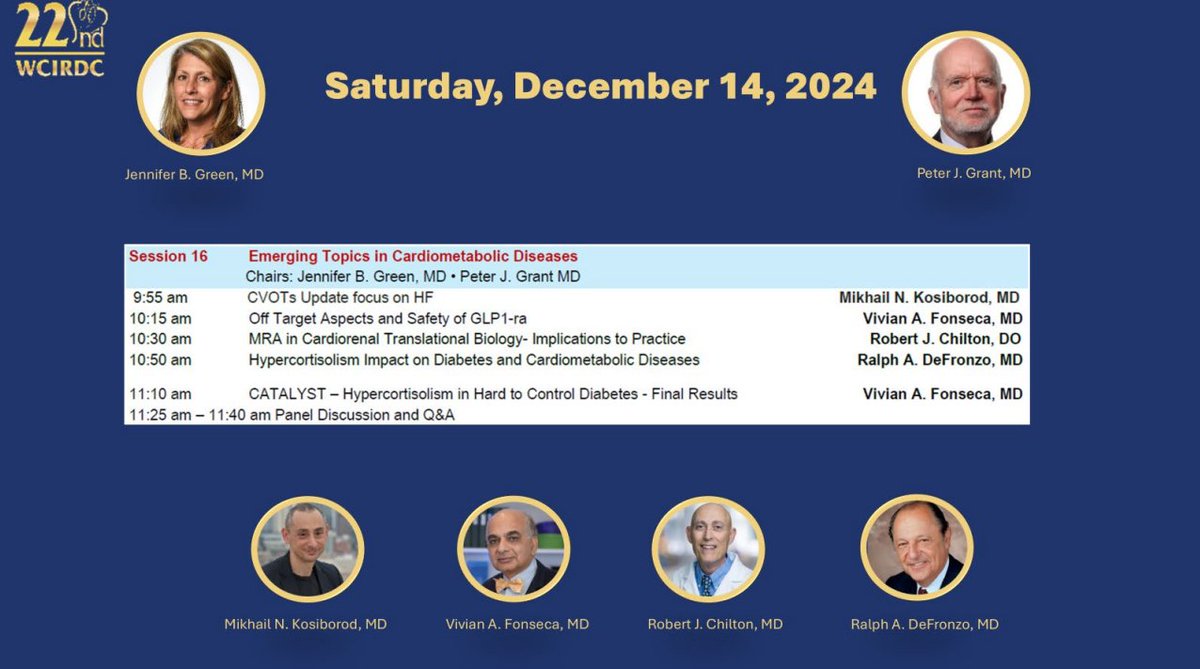 WCIRDC's tweet image. 💙As we enter the final day of the 22nd WCIRDC, we want to thank everyone for a tremendous weekend! Savor these last moments and don't forget to attend this exciting session today.
Check out the full list of Saturday's sessions @ wcir.org/agenda
#WCIRDC24 #22WCIRDC #CME