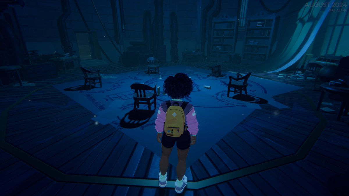 UsualJuneGame's tweet photo. For #ScreenshotSaturday, here's some shots from the start of our demo! 

Meet June, Sunny, and Teddy the ghost by playing the free demo on Steam - just one week left to play! https://t.co/kSqvlr33gL