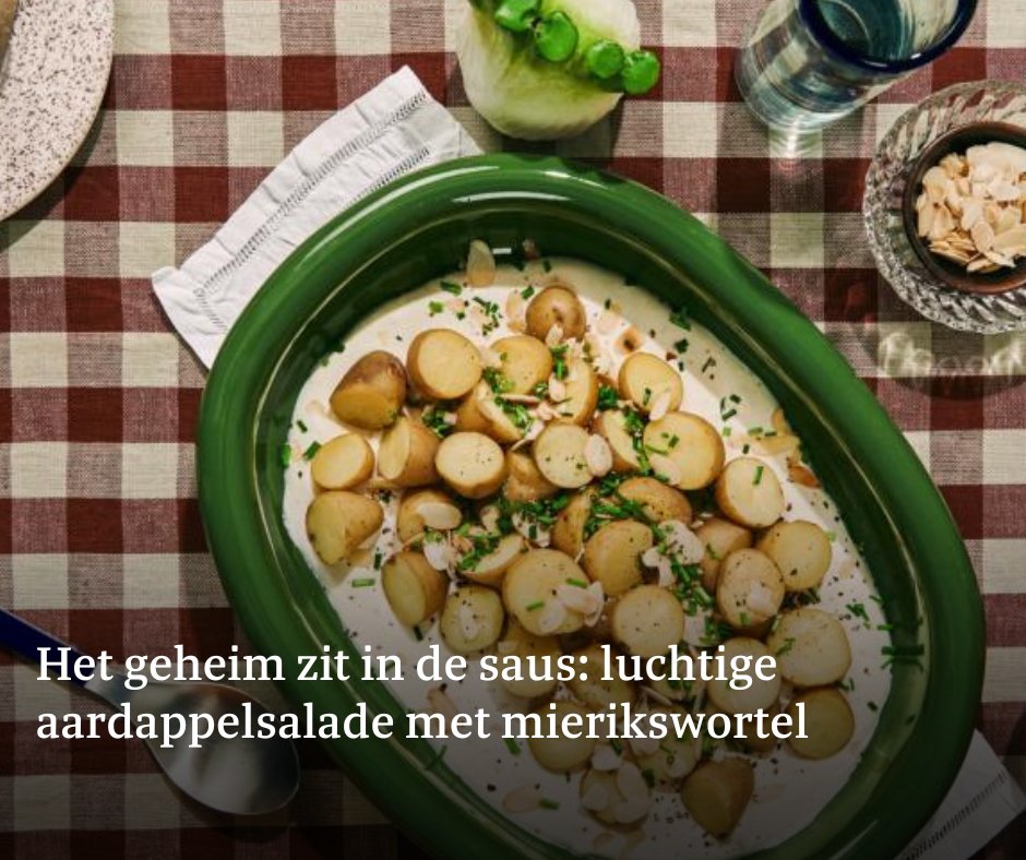 Een aardappelsalade niet feestelijk genoeg om een ereplaats te krijgen aan je feestdis? Dit recept bewijst het tegendeel.

➡️ weekend.knack.be/lifestyle/culi…