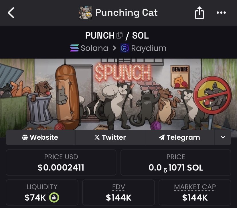 lord_vec's tweet photo. Day 71: $PUNCH doc till $100m MC
Day 71 and the Punching Cat keeps swinging! 🥊 While others fumble, we stand firm every sell strengthens our conviction.
The grind isn't over, and neither is the fight. The believers will reap the rewards.
#PunchingCat #StayStrong https://t.co/VVtYUeaCr8