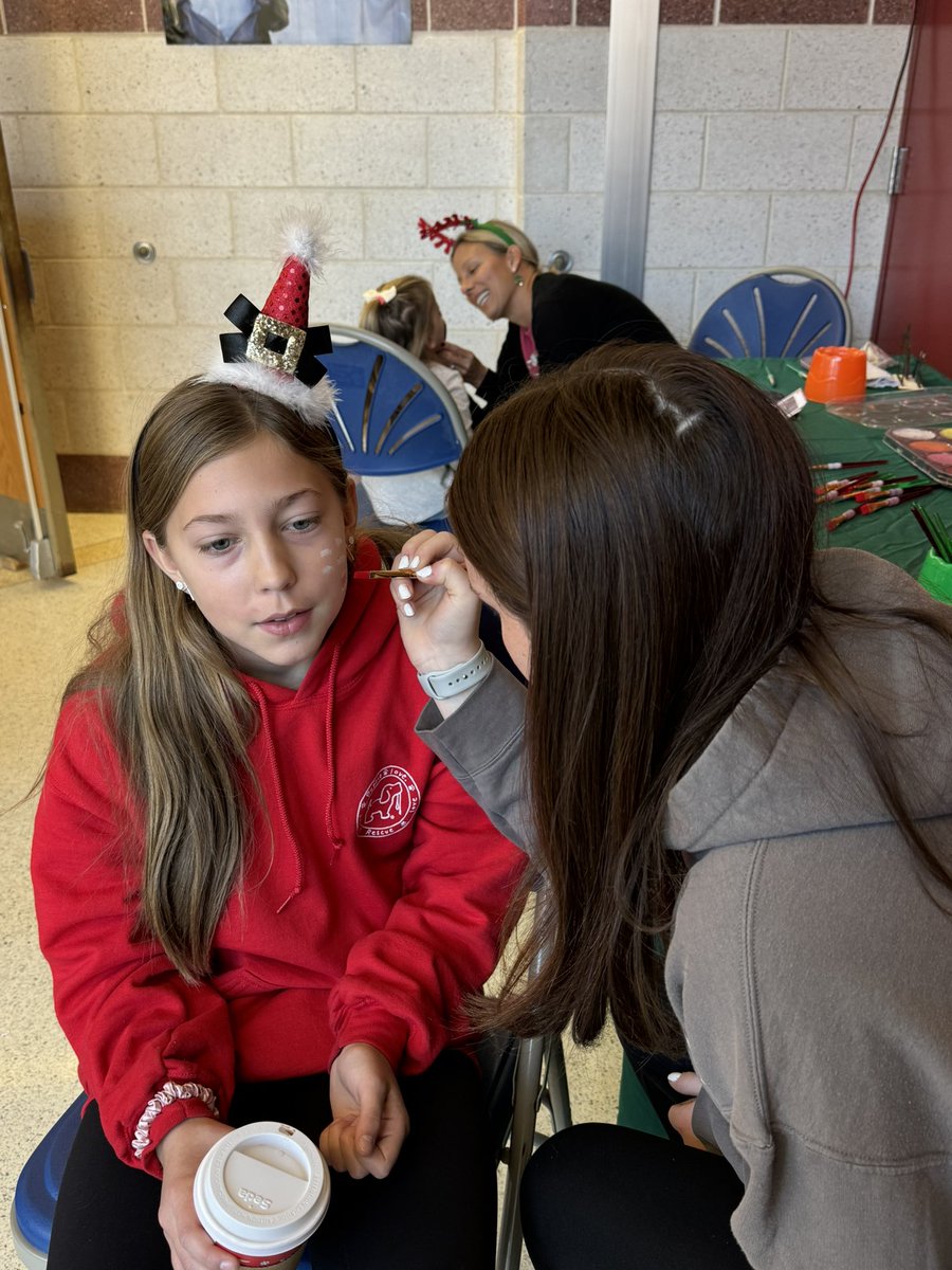 Our Santa’s Workshop is so fun!! Crafts, hot cocoa, a student craft vendor market, and SANTA!!!