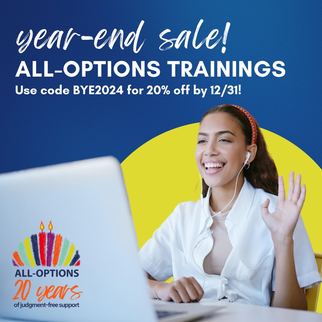 End-of-Year sale alert! Use discount code BYE2024 for 20% off our online courses by 12/31! You'll get tools &amp; skills for compassionate emotional support, high-quality referrals &amp; space to explore personal values. 👉 Sign up here rfr.bz/tb5d4e6