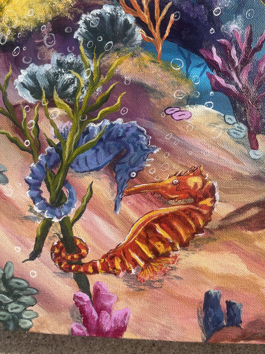 brainfuuzz's tweet image. favorite painting to date 🥹🦑🫧