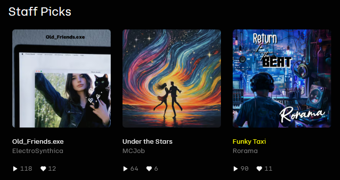 I'm in this month Staff picks 🚀🐹🔊