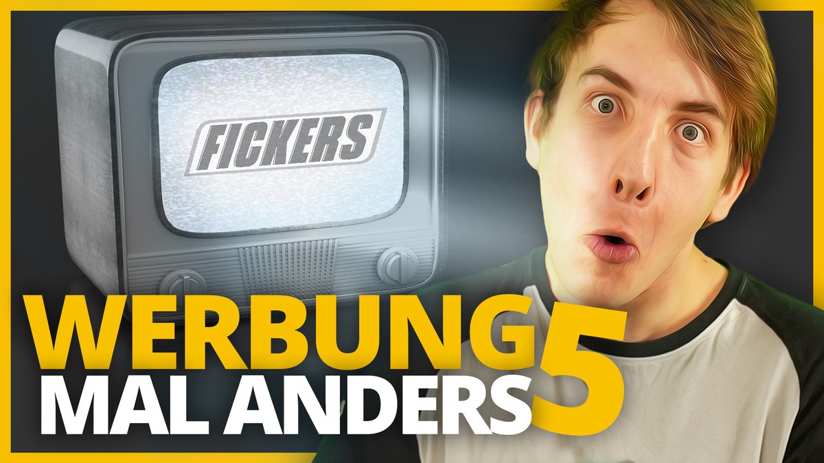 WERBUNG MAL ANDERS 5 📺🤪
Es ist mal wieder Zeit ein paar nervige Werbespot auf die Schippe zu nehmen😂 In diesem Teil unserer Werbeparodie werden u.a Werbungen von <a href="/SNICKERS/">SNICKERS</a>, <a href="/parship/">parship</a>, <a href="/McDonaldsDENews/">McDonald's Deutschland</a>, <a href="/seitenbacher_de/">Seitenbacher</a>, <a href="/commerzbank/">Commerzbank</a> verarscht: youtu.be/certnHSZieI?si…