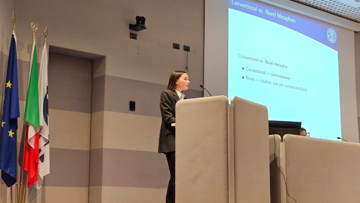 A big congratulations to Sofia Lugli, student of Carlo Strapparava, for receiving a special mention for her thesis at <a href="/CLiC_it_conf/">CLiC-it Conference</a>  2 weeks ago! 🎉👏
We are incredibly proud of her achievement. Can’t wait to see what she accomplishes next. Well done Sofia!🌟
 #NLP #AI <a href="/AILC_NLP/">AILC_NLP</a>