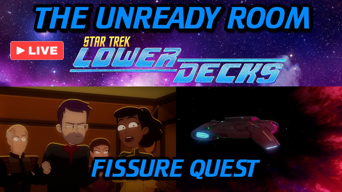 On Saturday, December 14, #TheUnreadyRoom is LIVE to discuss "Fissure Quest," the penultimate episode of #StarTrekLowerDecks! Join me and <a href="/Brandiwine12/">Brandi Jackola</a> at 2pm Eastern (11am Pacific)! All quantum realities are welcome! #StarTrek #LowerDecks
youtube.com/watch?v=3bvfWQ…