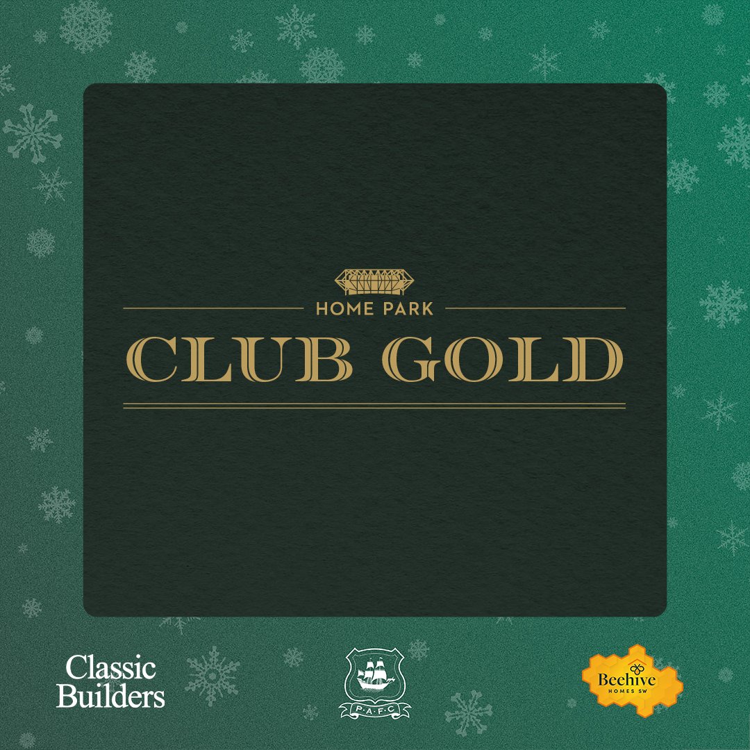 A Classic Argyle Christmas - in partnership with <a href="/ClassicSWLtd/">Classic Builders SW Ltd</a>! 💚🎄

We're giving away a pair of Club Gold tickets for our home match against Burnley on 22 January 🌟

To enter, share this post and tag who you'd bring! 👇