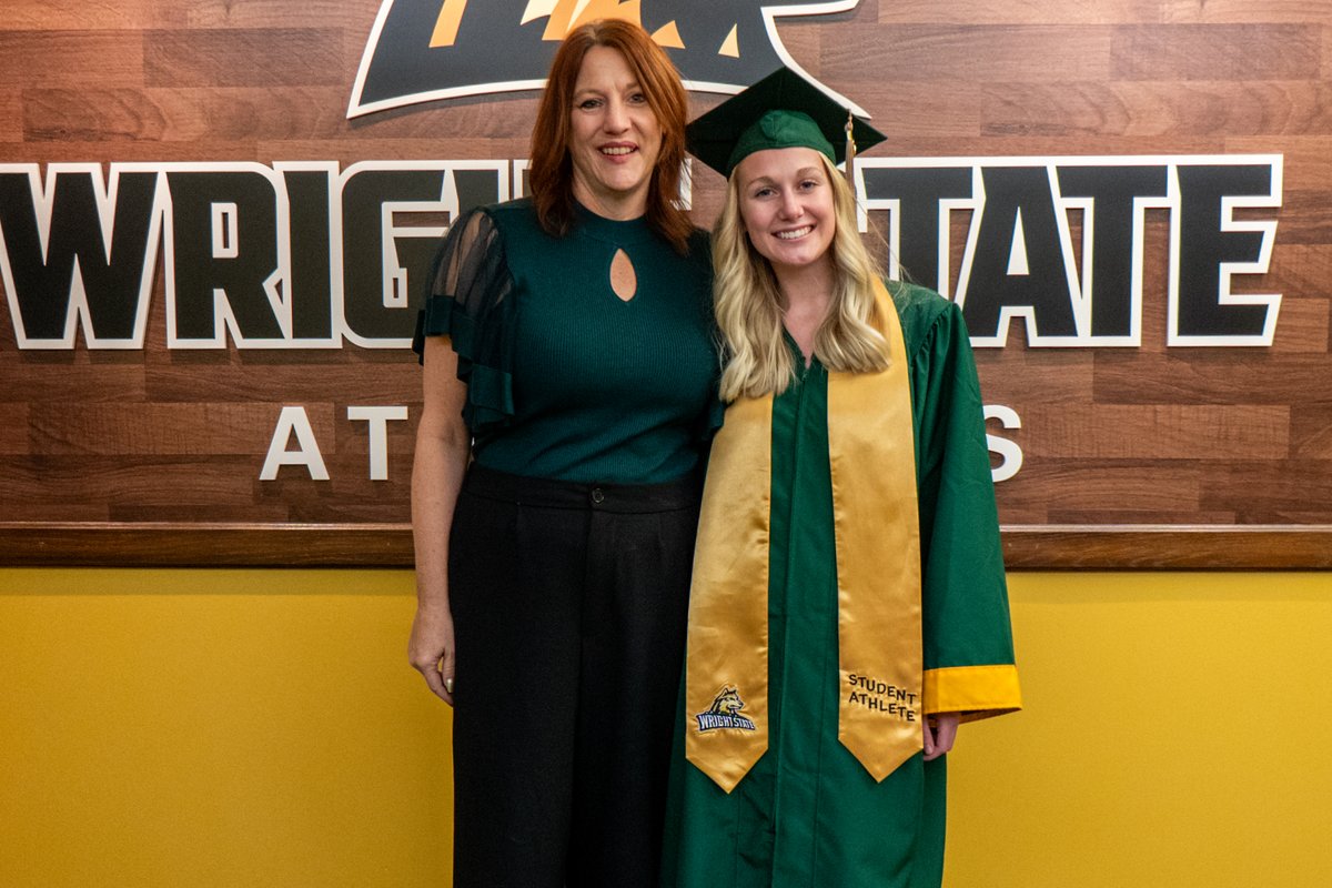 WSU_wSoccer's tweet photo. Congratulations to our graduate, Brandi Greenlee!

#RaiderFamily | #WrightStateGrad https://t.co/aZjdea2856