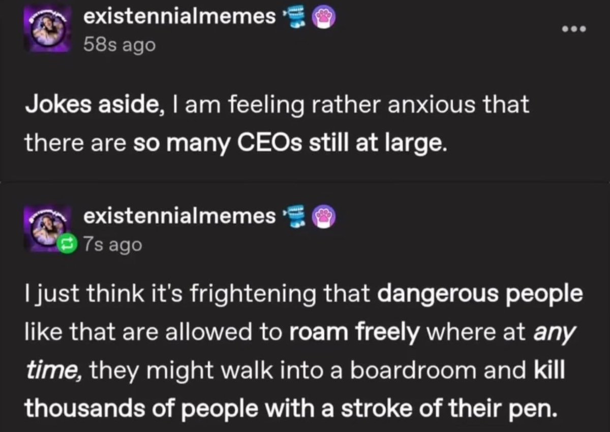 I don’t feel safe.