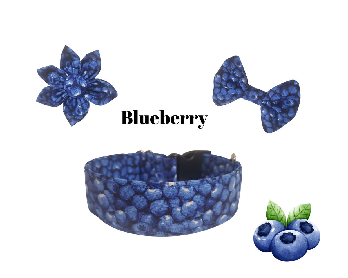 DsignsbyCristal's tweet photo. Blueberry Everything - Dog Collar Set
#doglover #dogsofx #dogstwitter #craftbizparty #Christmasgifts #SaturdayVibes
https://t.co/rmTiIToyaB via @Etsy https://t.co/skA2Hf9rmS