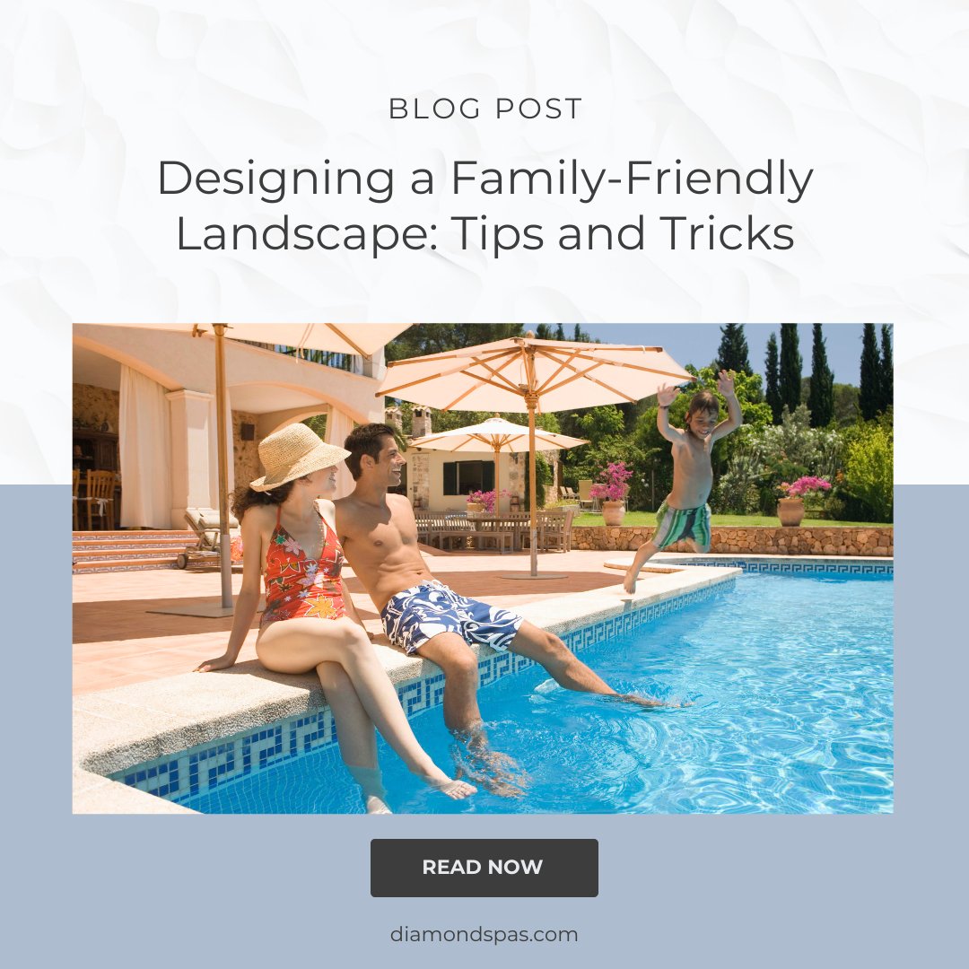 DiamondSpas's tweet image. 👨‍👩‍👧‍👦 Looking to make your backyard family-friendly? Our blog offers creative ideas for a space that’s fun for kids and relaxing for adults.
Get inspired with our family-friendly design tips! lite.spr.ly/6000D5mu #DiamondSpas #FamilyBackyard
